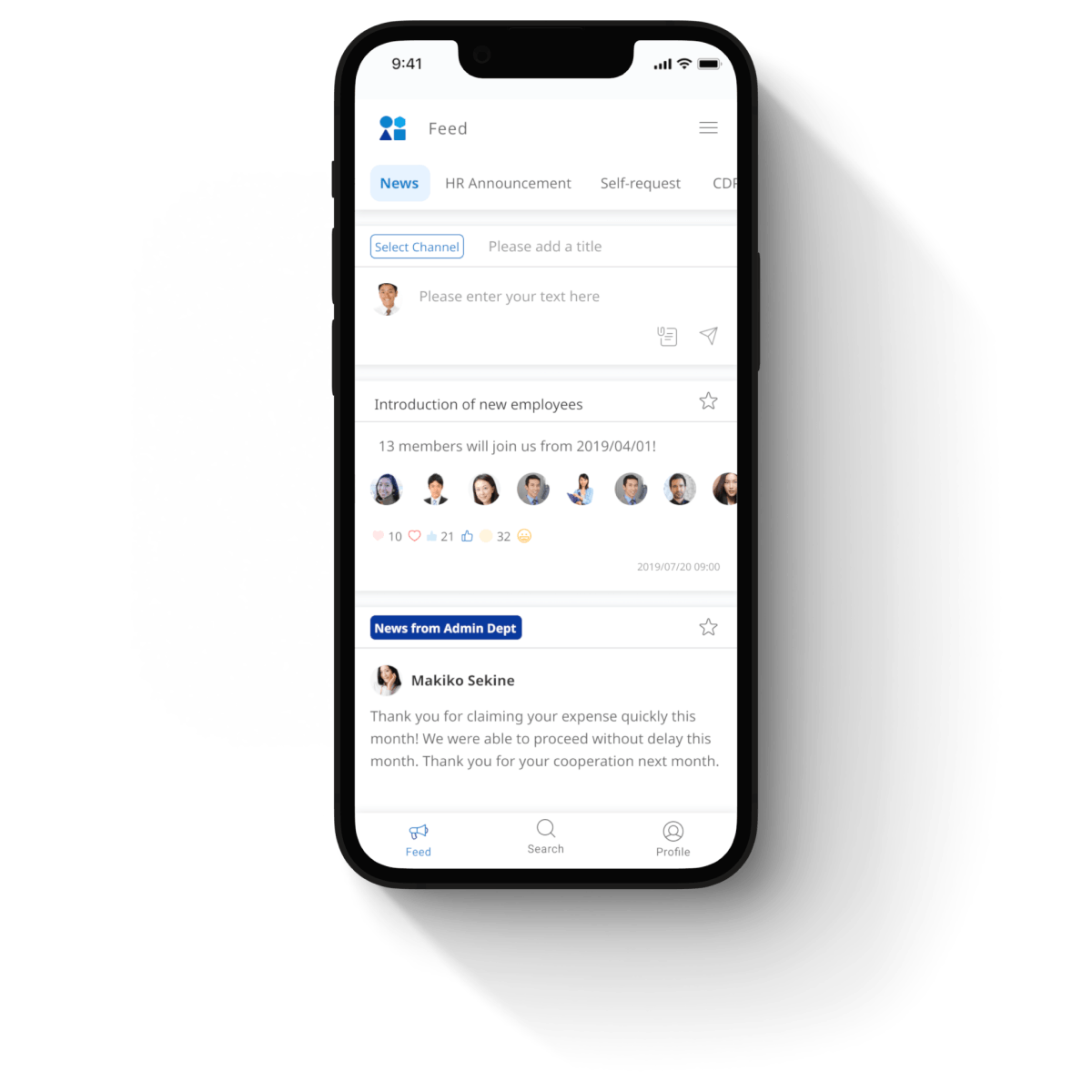 mobile with Cydas screen 1