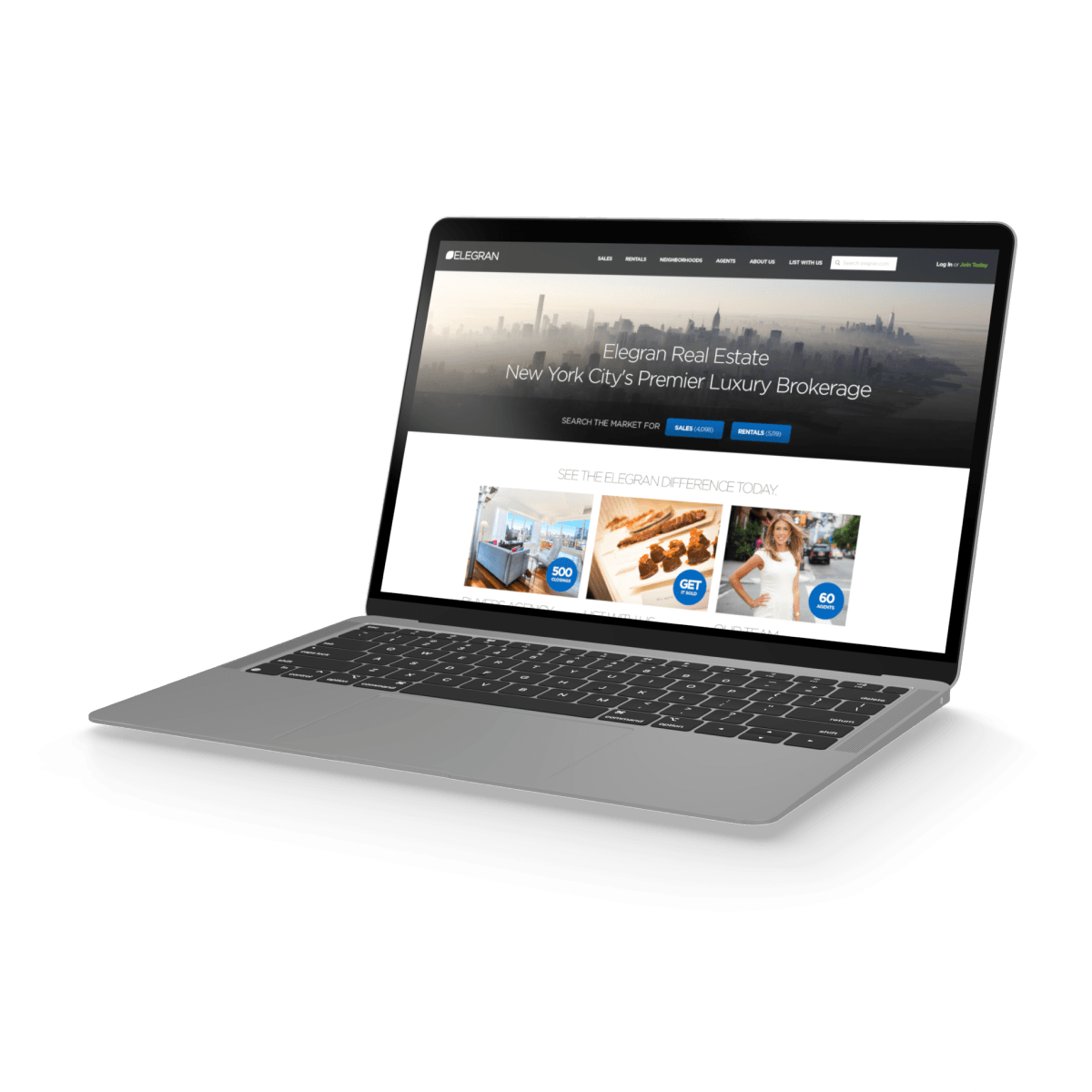 laptop with Elegran screen 1