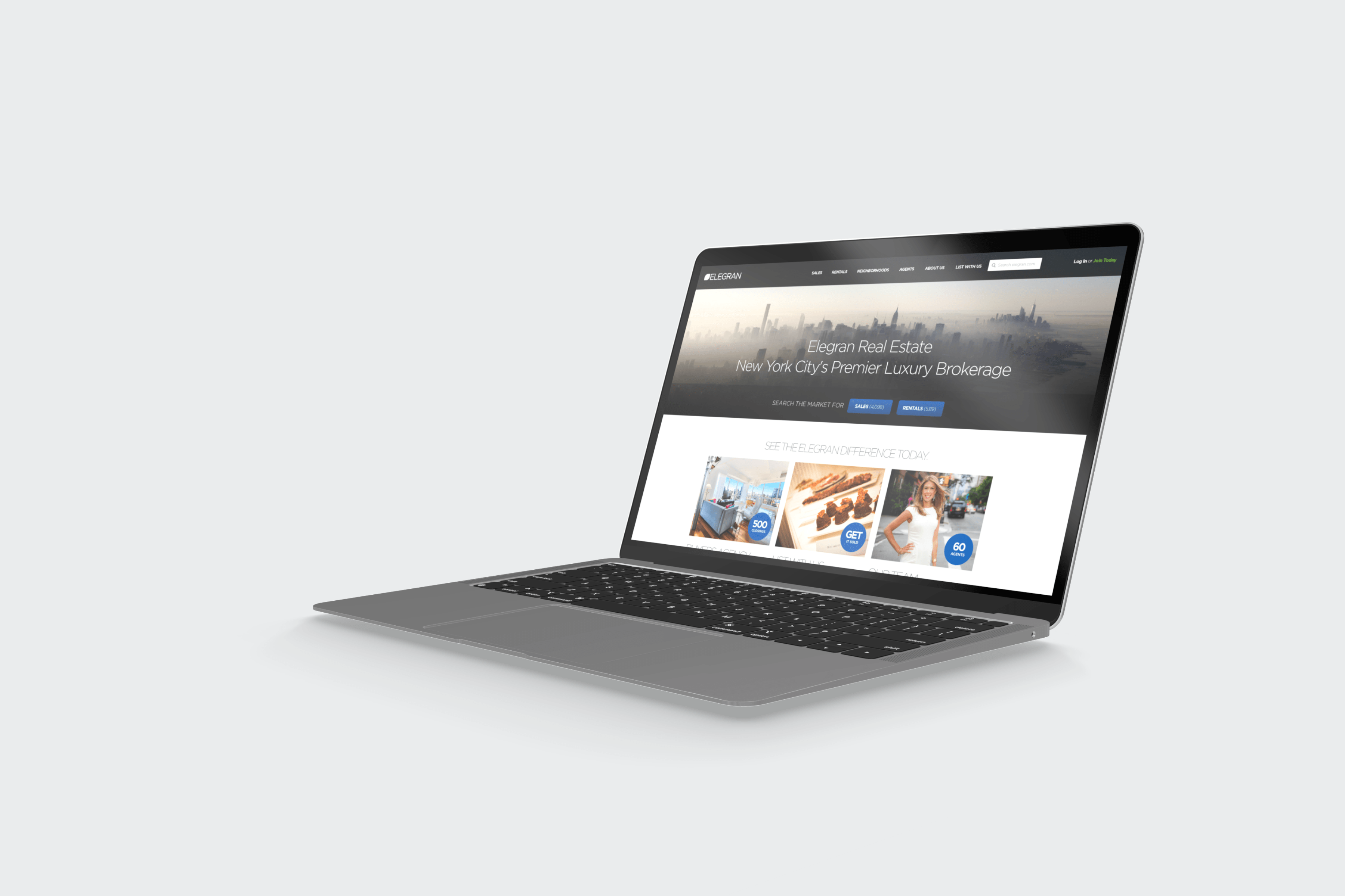 laptop with Elegran screen 3