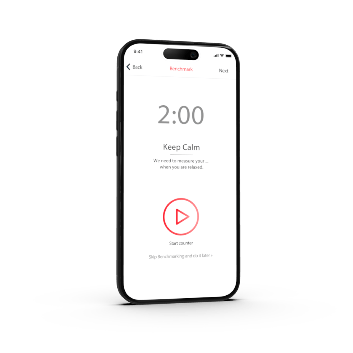 mobile with HeartBit screen 4