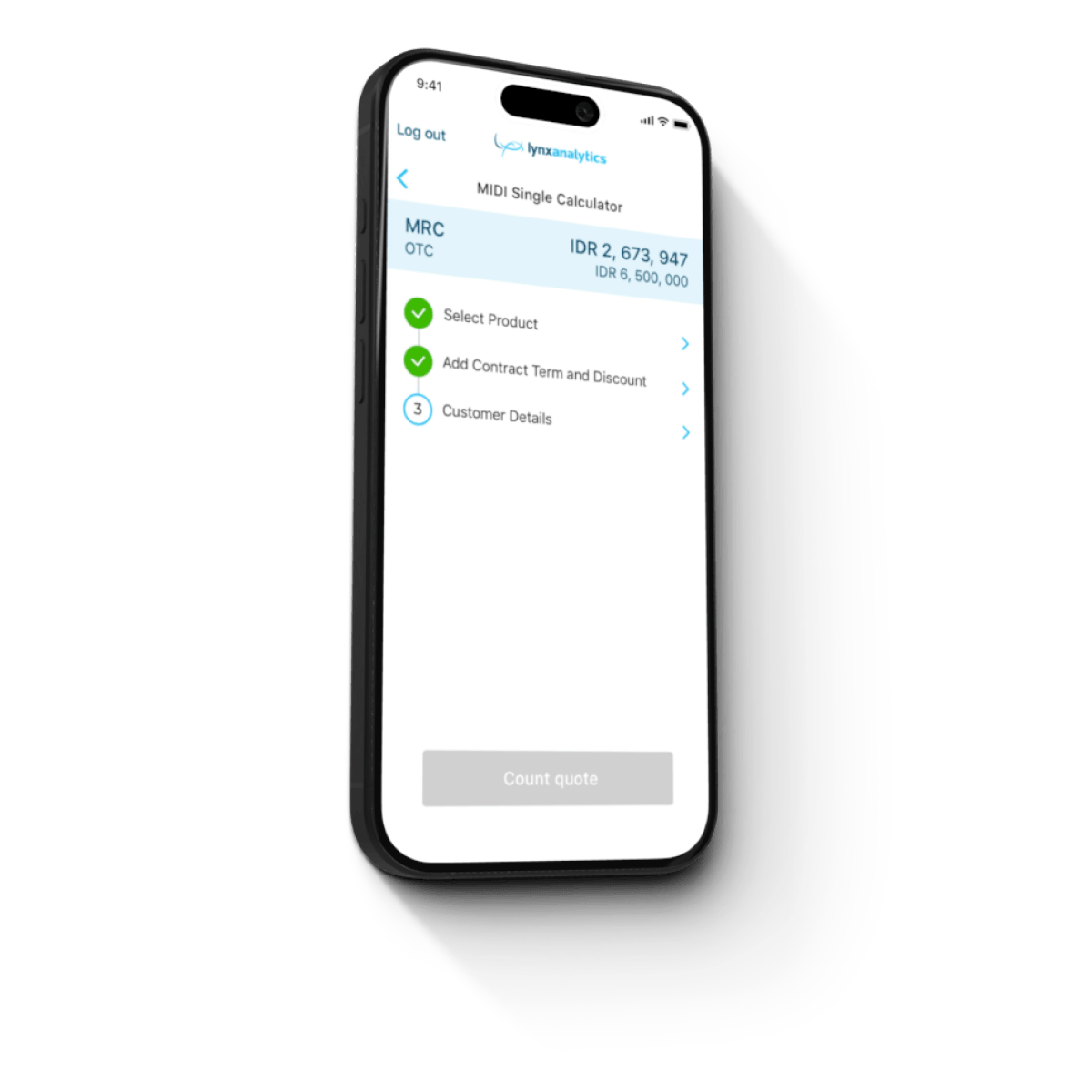 mobile screen with Indosat 2