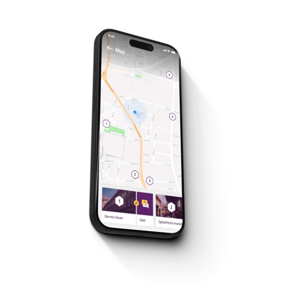 mobile screen with Like Locals 3