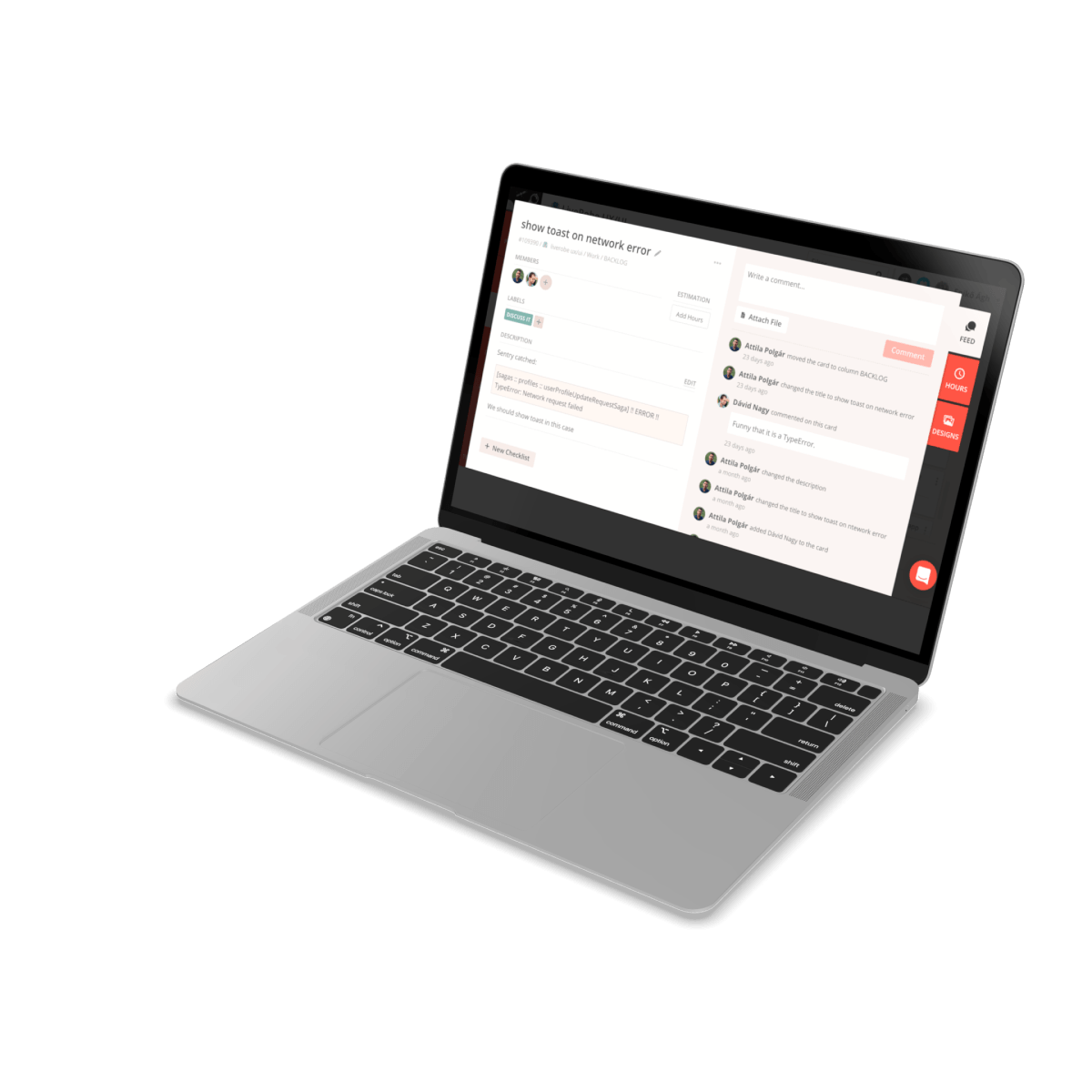 laptop with Nostromo screen 3