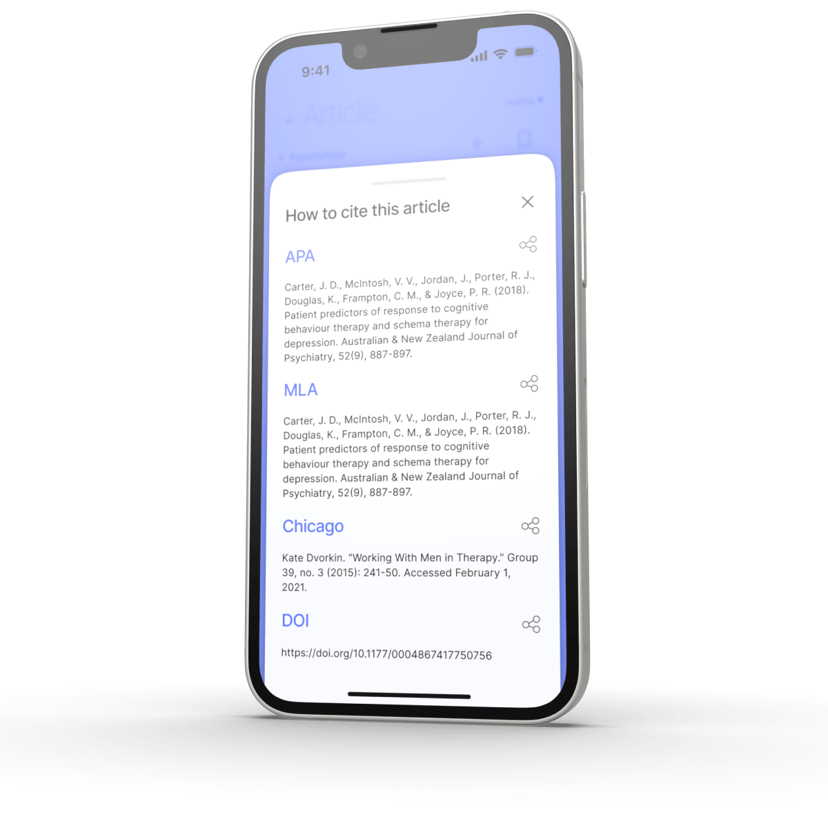 mobile with Paper to audio screen 3