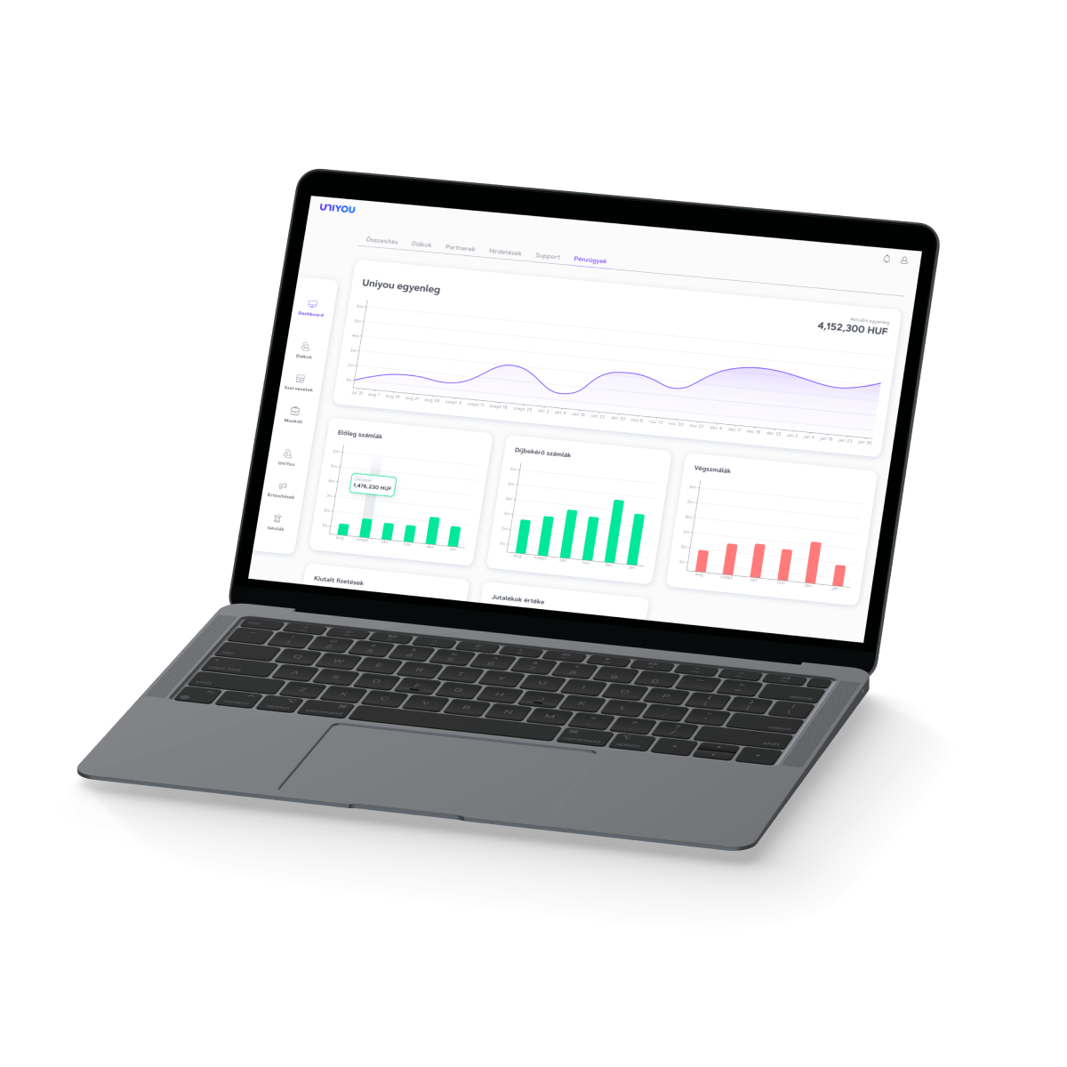 laptop with UNIYOU screen 3