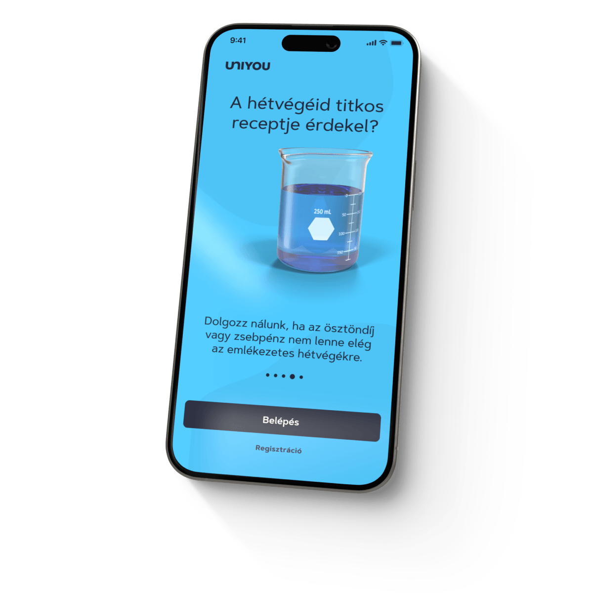 mobile with UNIYOU screen 2