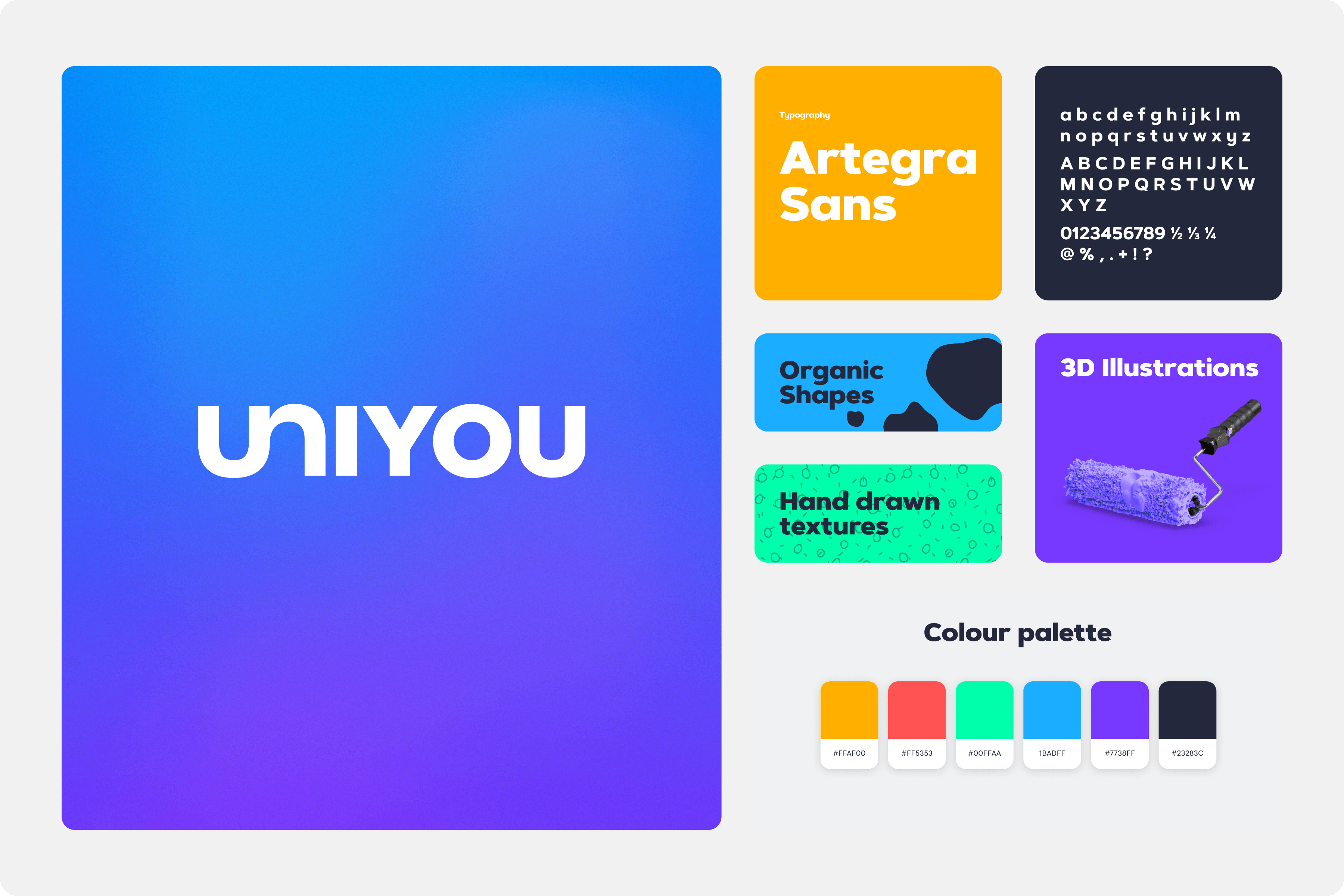 multiple images with UNIYOU designs