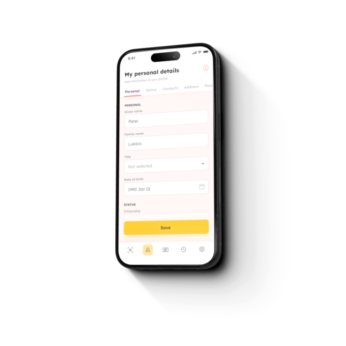 mobile with WIM screen 2